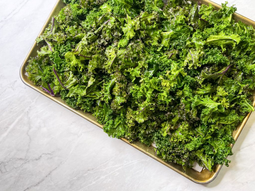 Make crispy kale for this delicious grain bowl recipe.